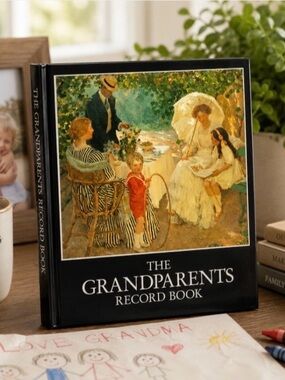 VTG The Grandparents Record Book HC Alan Hutchinson Family Memory Keepsake  Gift